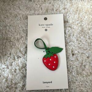 Kate Spade c Target Kids Strawberry bag charm - Red and Green